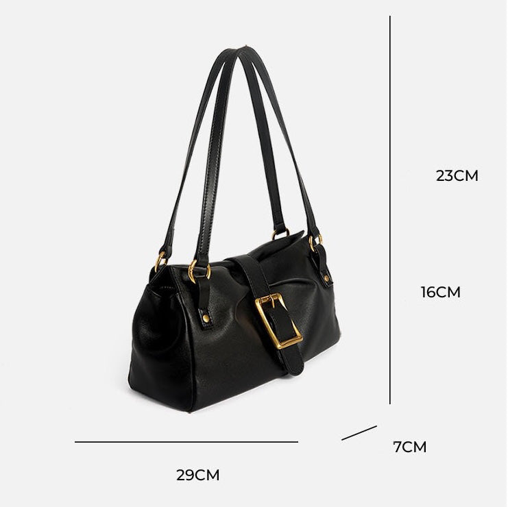 Eternal Elegance Genuine Leather Baguette