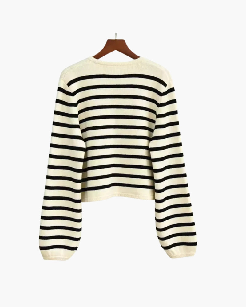 Gilet in Lana Premium a Righe
