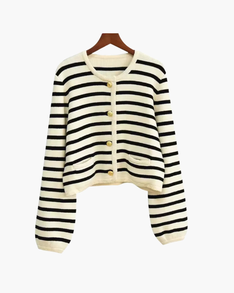 Gilet in Lana Premium a Righe