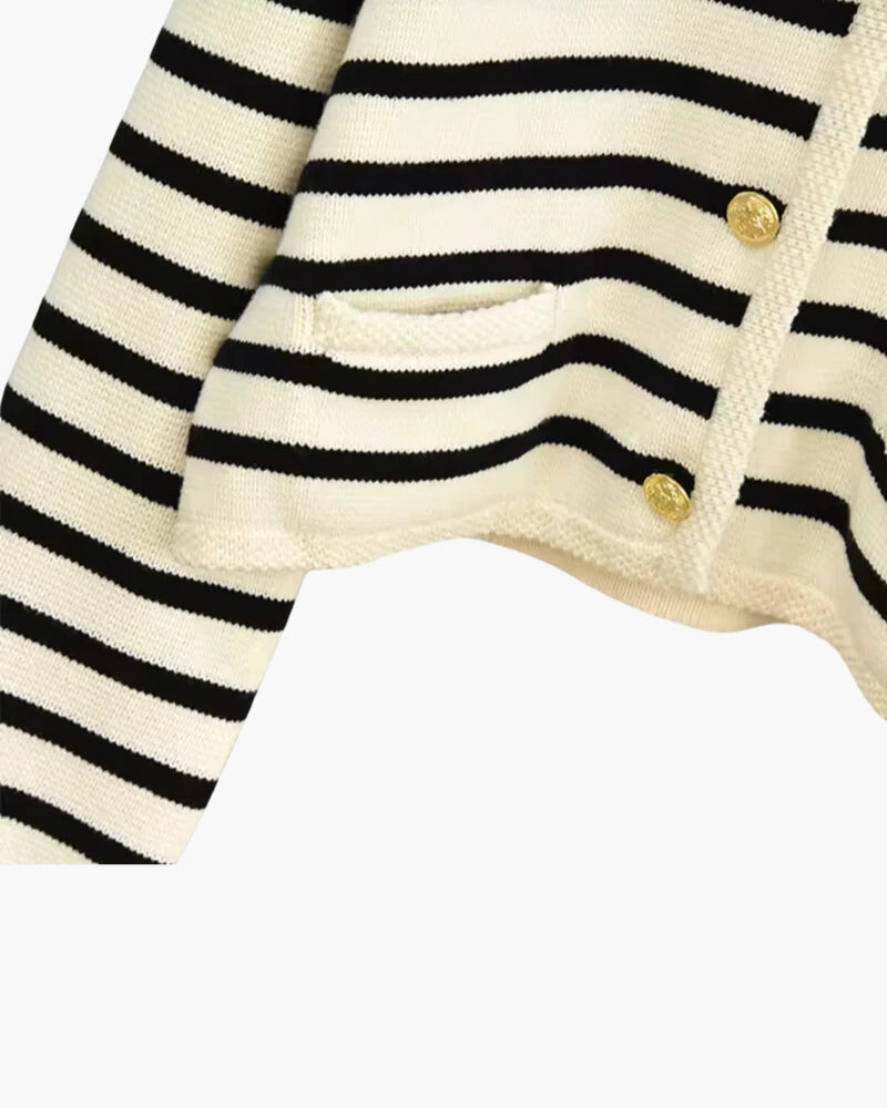 Gilet in Lana Premium a Righe