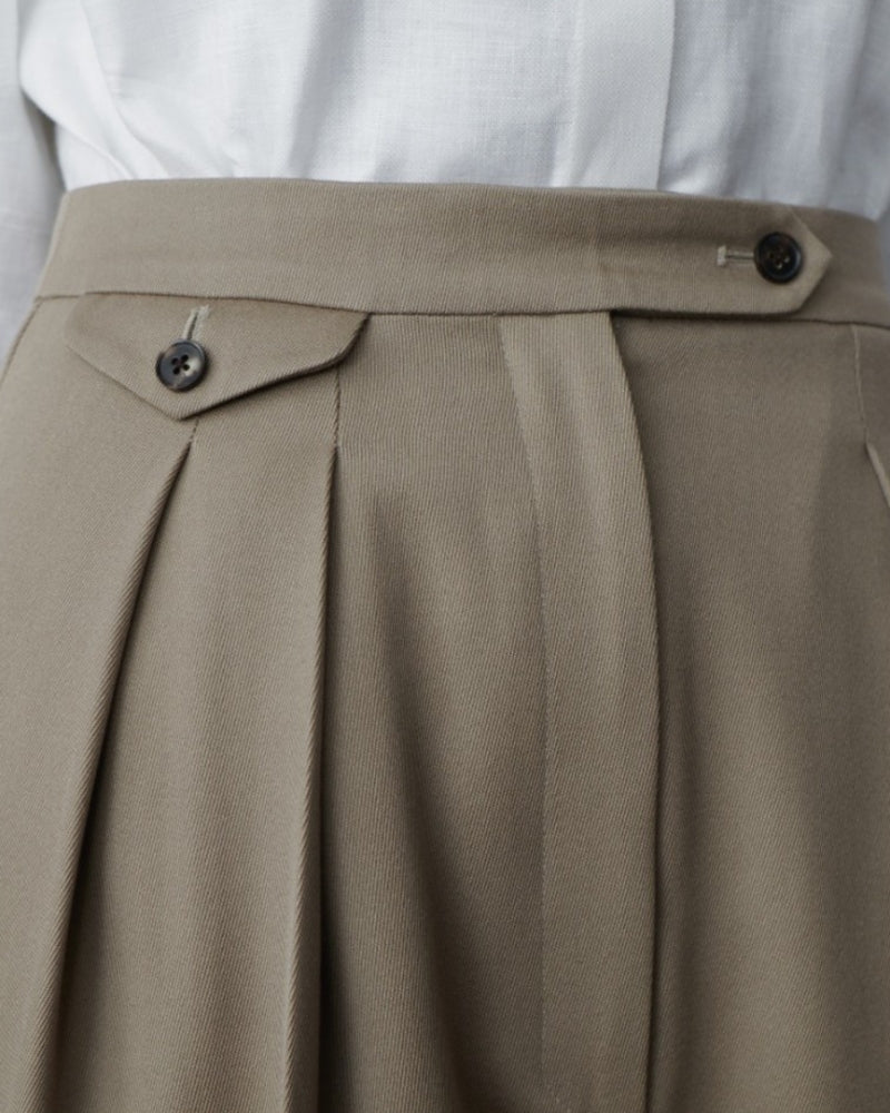 Pantaloni Oversize in Lana