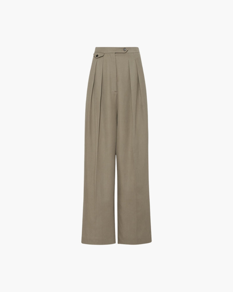 Pantaloni Oversize in Lana