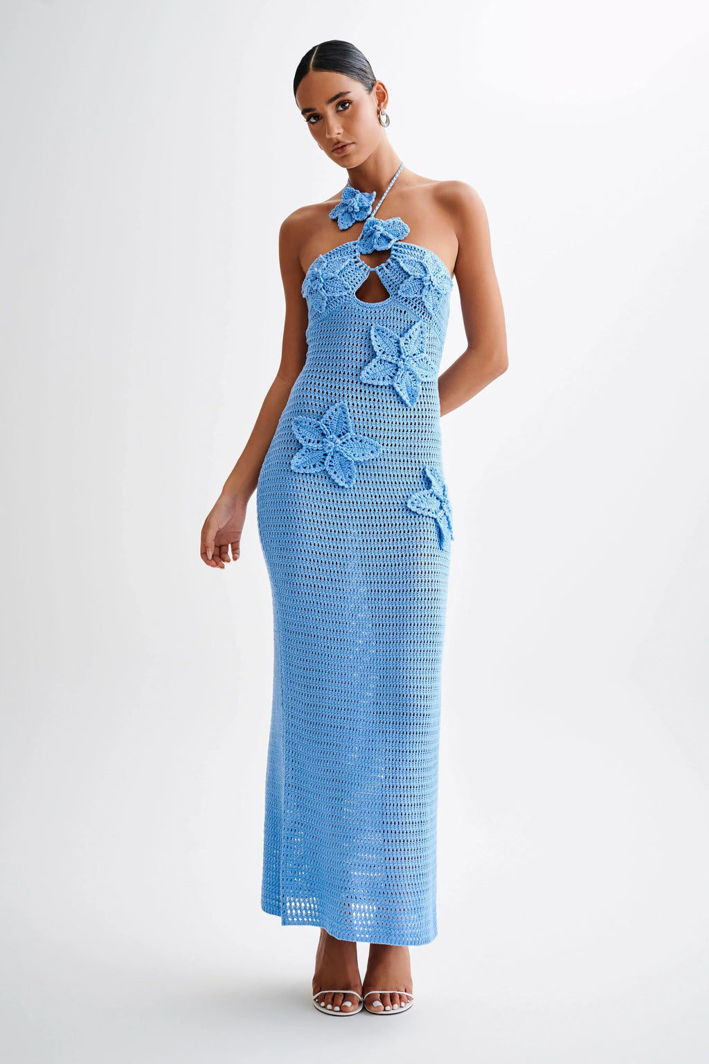 Azura Crochet Maxi Dress