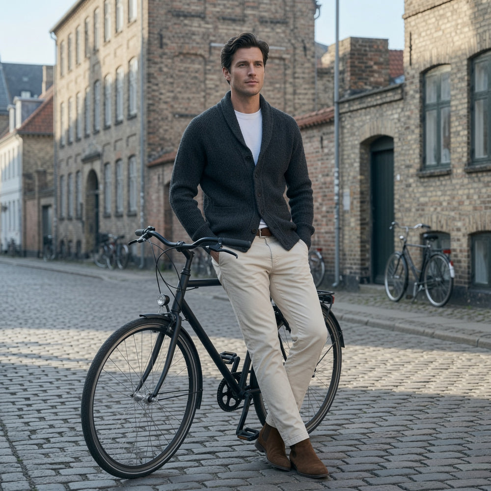 Varel | Cardigan a maniche lunghe con bottoni