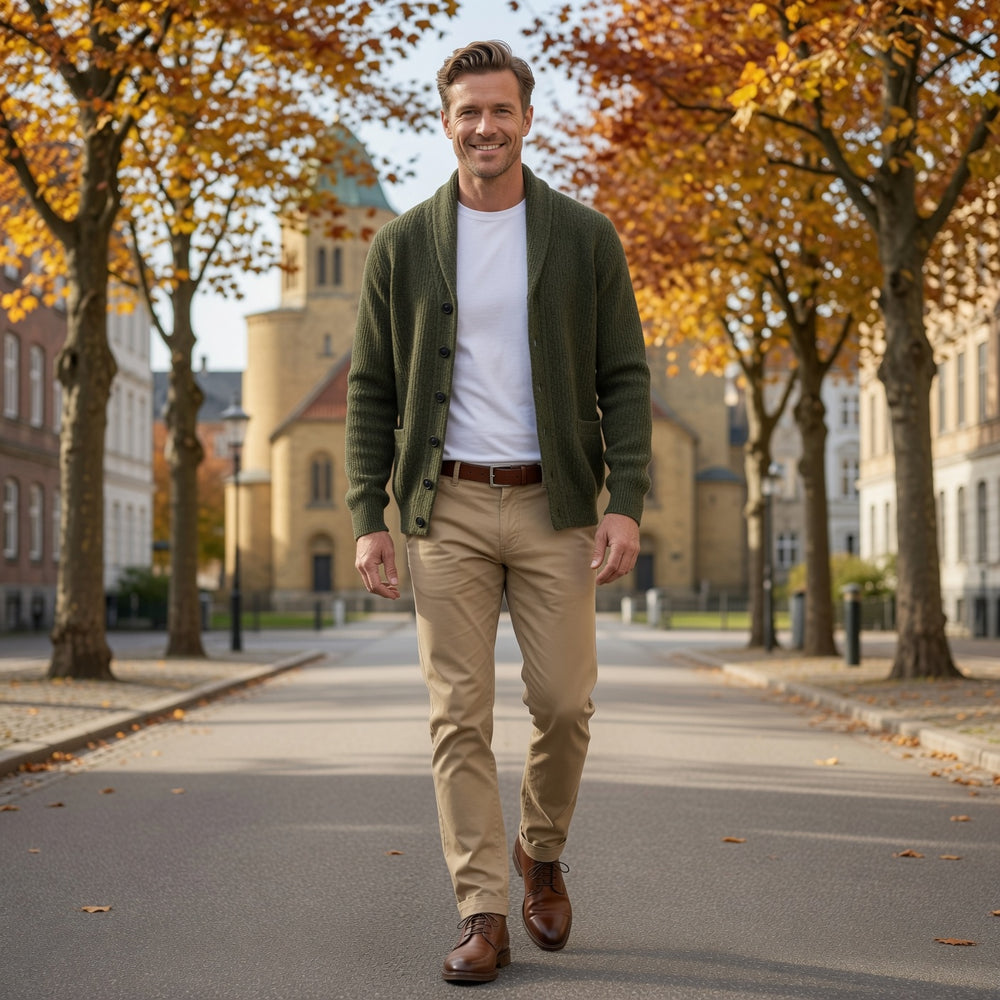 Varel | Cardigan a maniche lunghe con bottoni