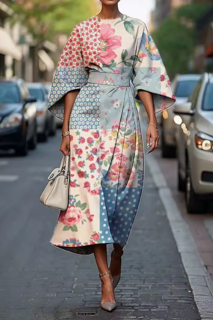 Alessia™ | Abito maxi floreale dal fascino regale