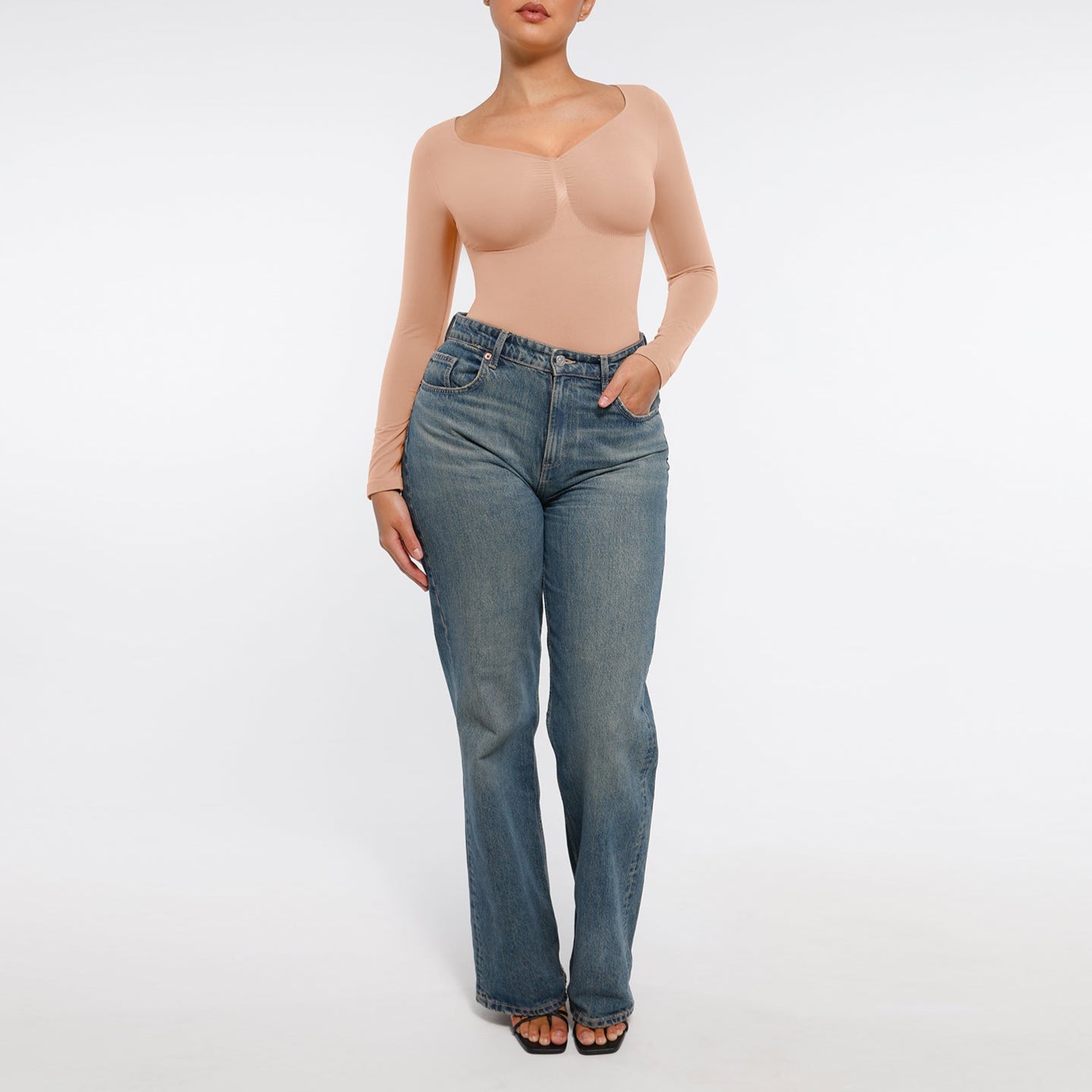 Mia Shaping Bodysuit Thong Seamless