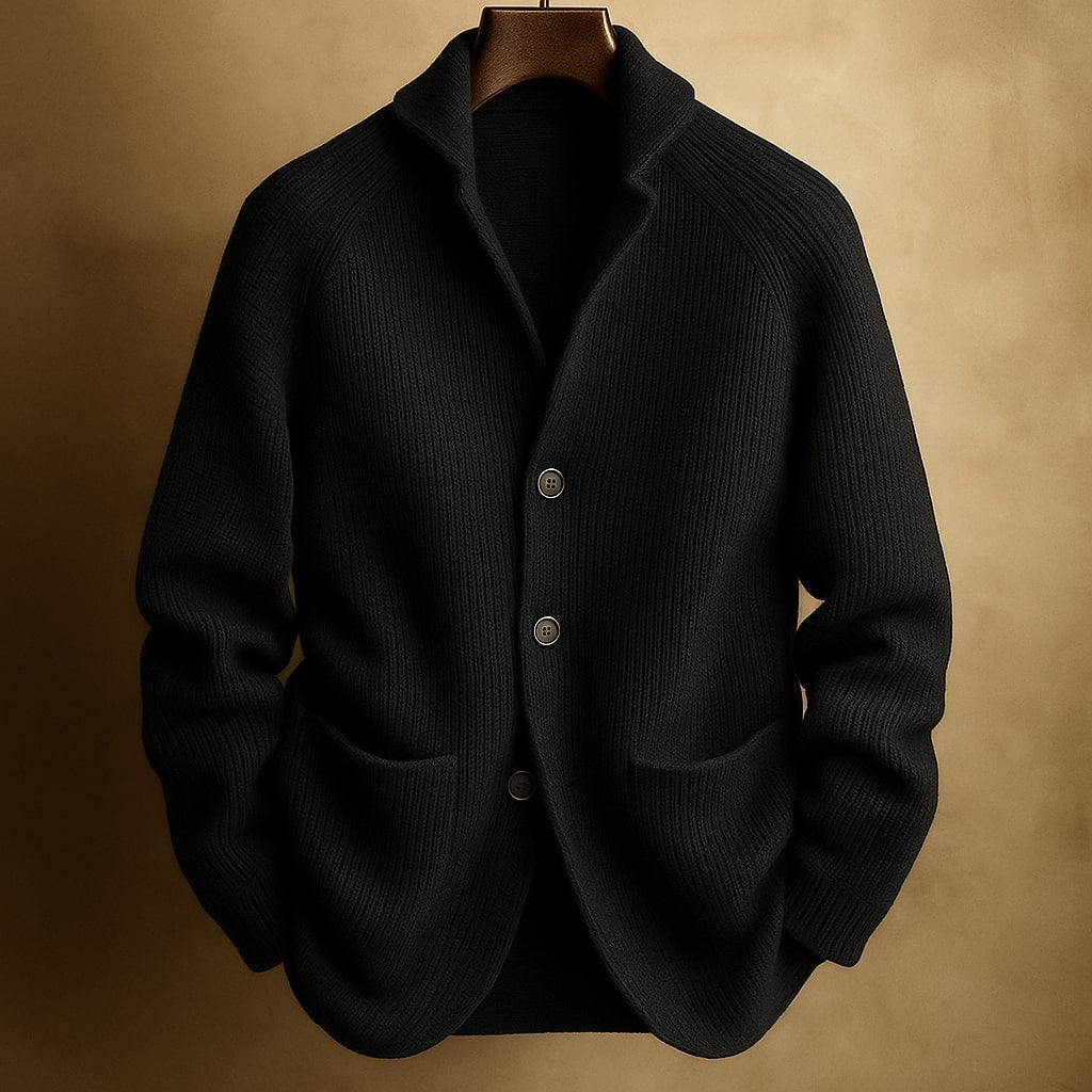 Cardigan Ravelli Milano in Maglia Leggera con Bottoni