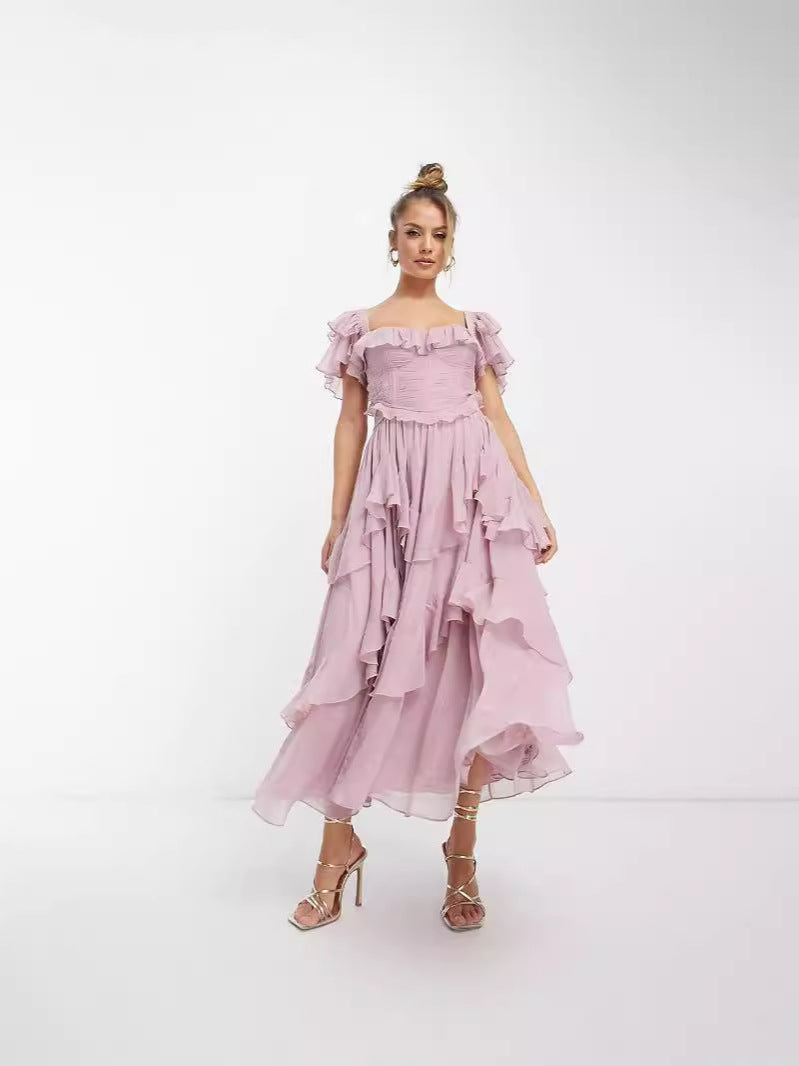 Amelisse Ruffle Dress