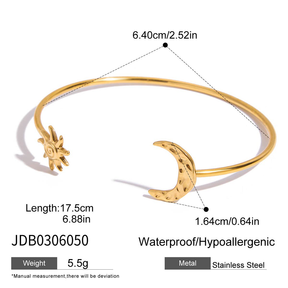 Eclipse Moon & Sun Bracelet