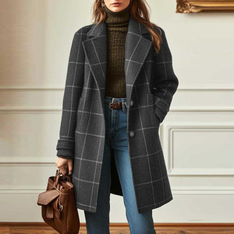 Sera™ | Cappotto Classico A Quadri