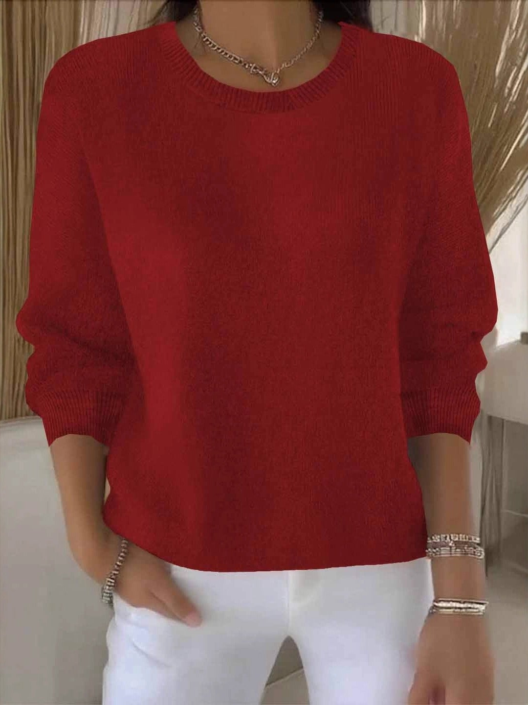 Livia – Maglione Classico In Maglia