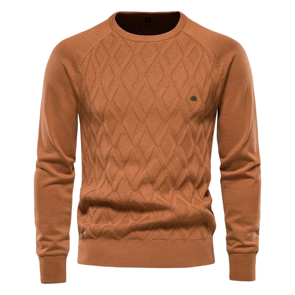 Theodor | Pullover Da Uomo Con Motivo A Rombi