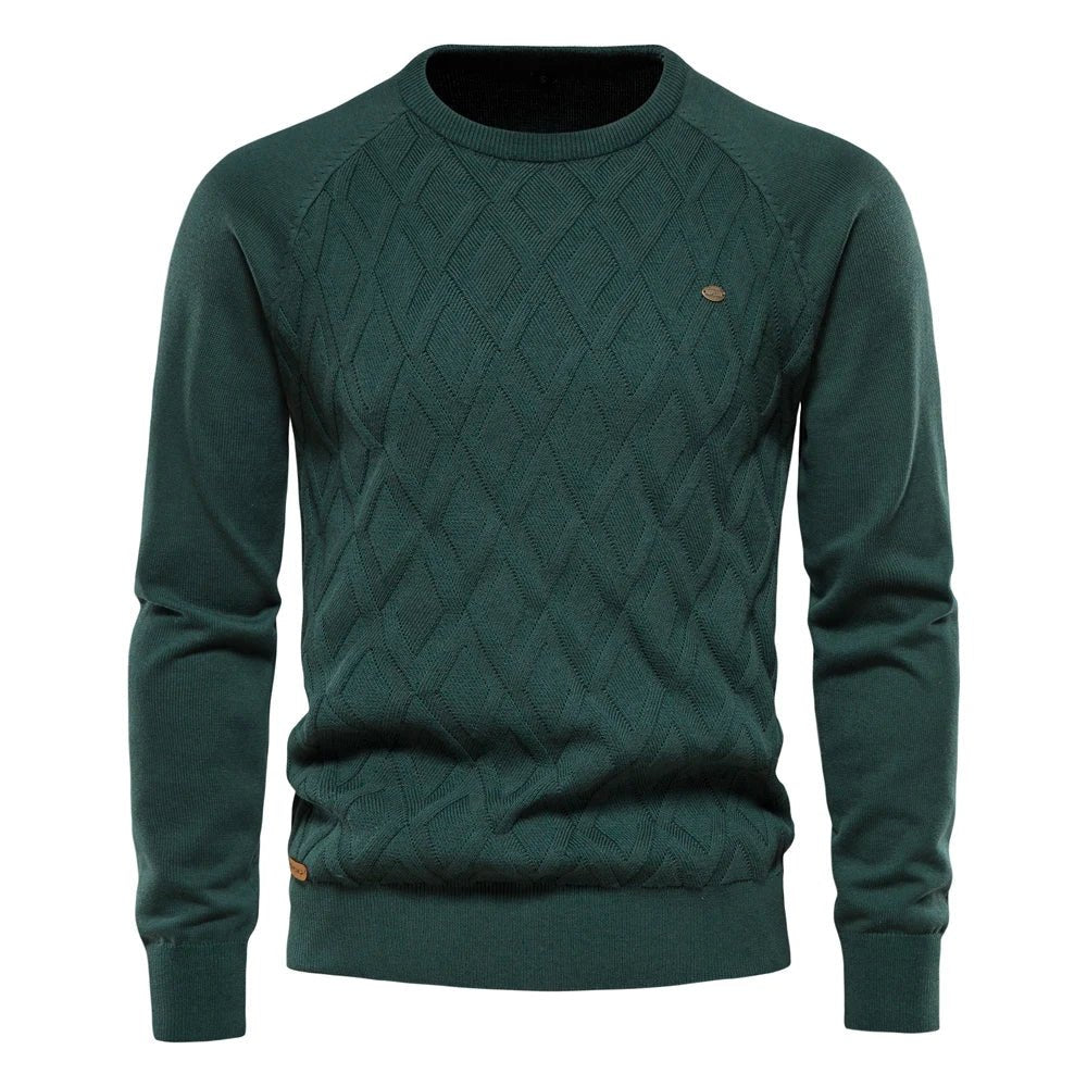 Theodor | Pullover Da Uomo Con Motivo A Rombi