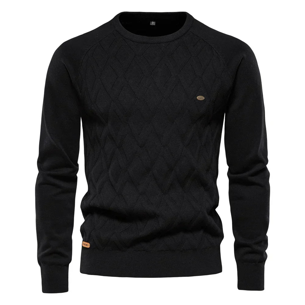 Theodor | Pullover Da Uomo Con Motivo A Rombi