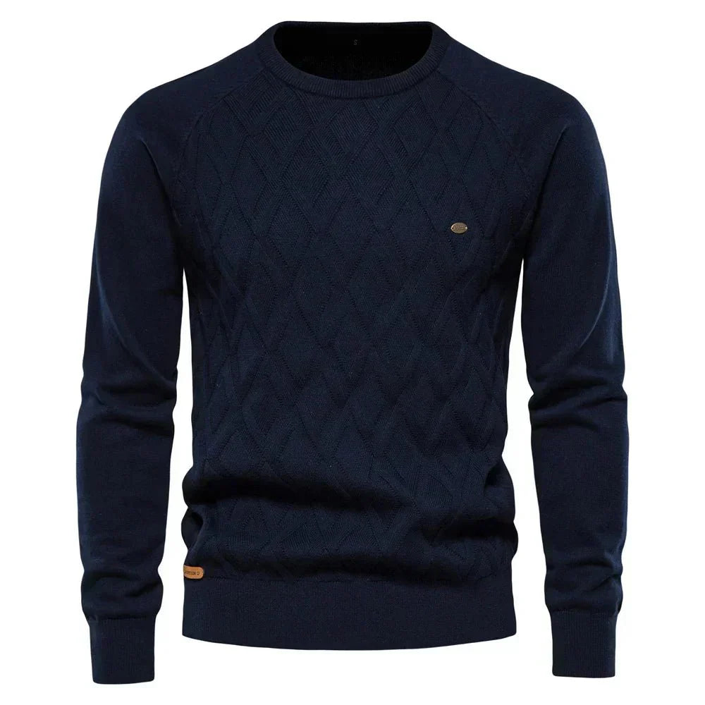 Theodor | Pullover Da Uomo Con Motivo A Rombi