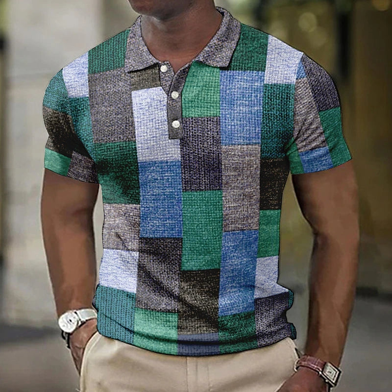 Polo Henry alla moda multicolore