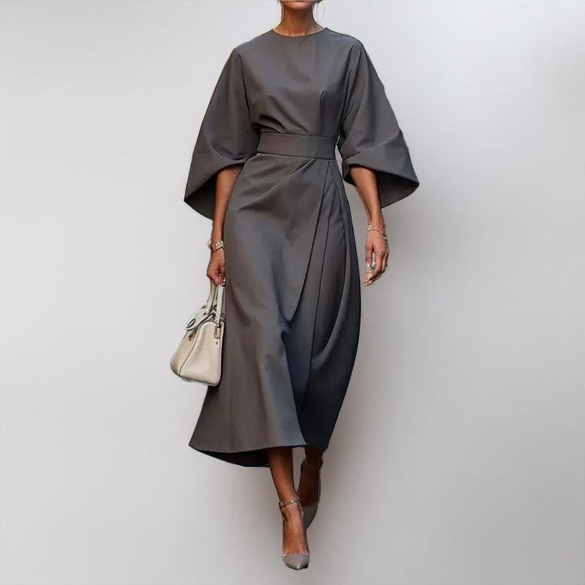 Camilla™ | Abito lungo con maniche kimono dal fascino luminoso