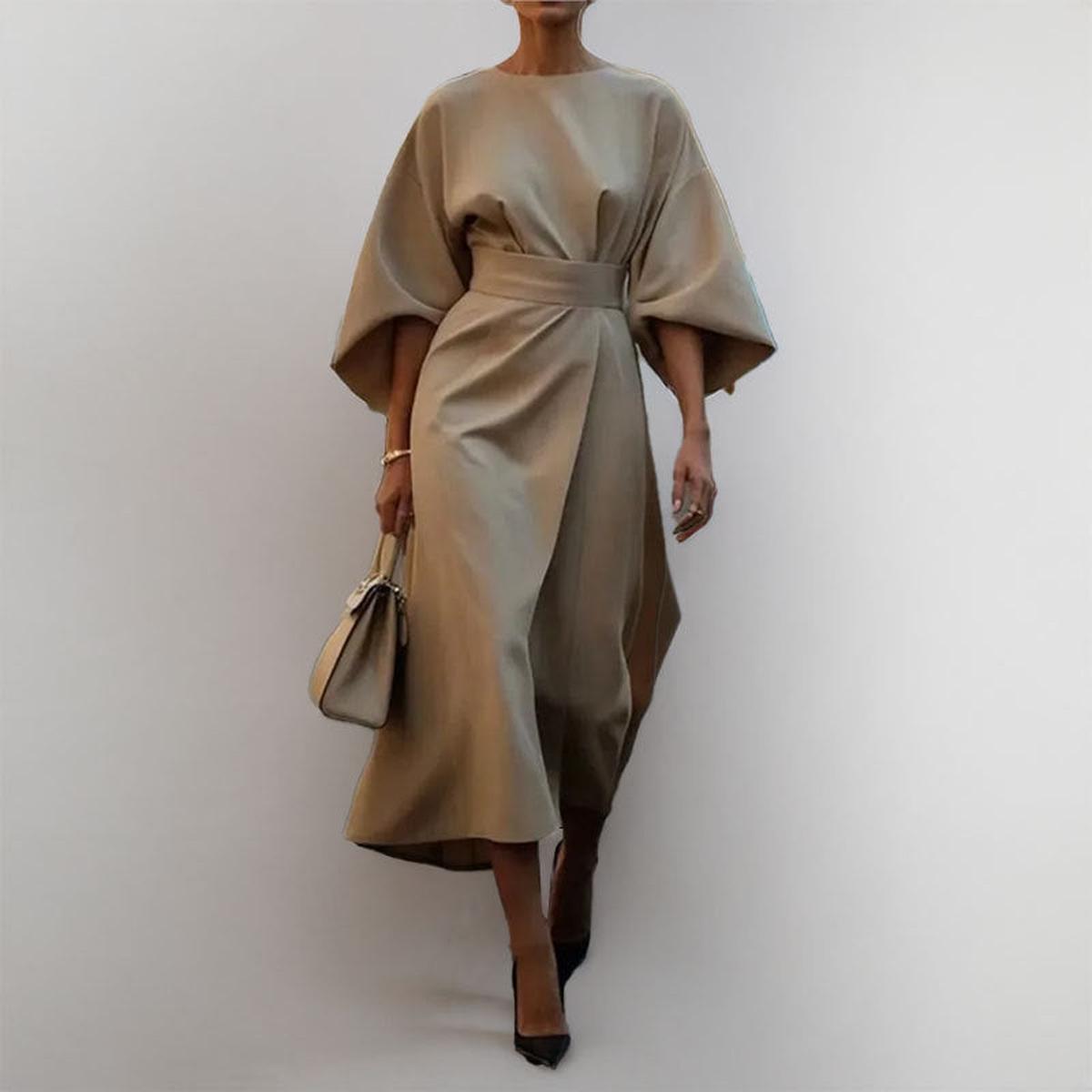 Camilla™ | Abito lungo con maniche kimono dal fascino luminoso