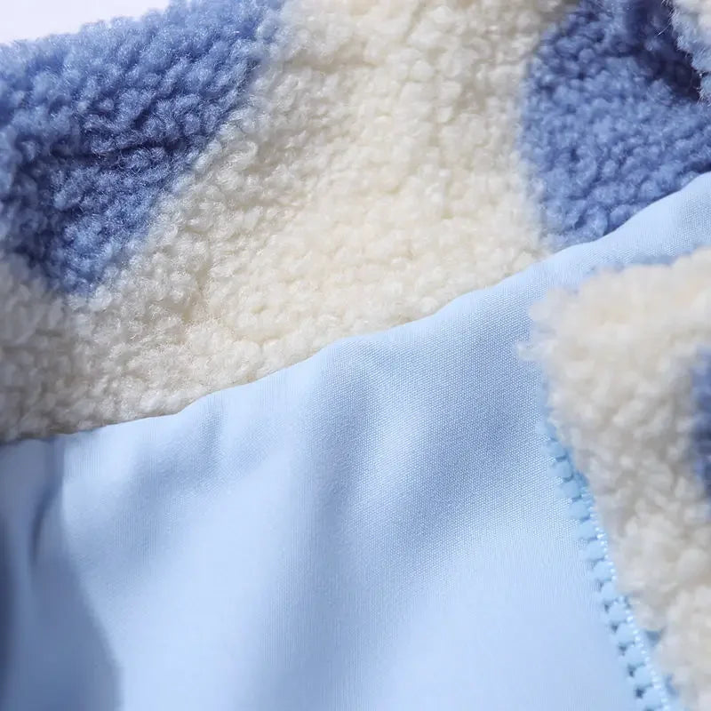Riley | Giacca Reversibile Cozy Con Cuori
