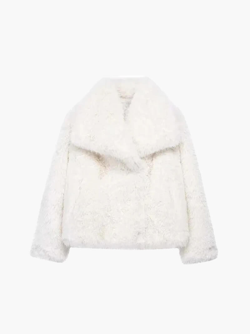Cappotto in Pelliccia Sintetica Jenna