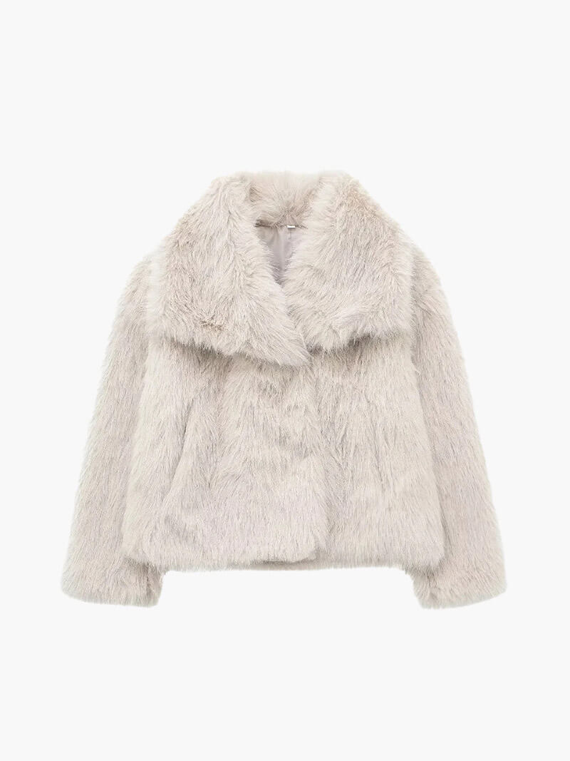 Cappotto in Pelliccia Sintetica Jenna