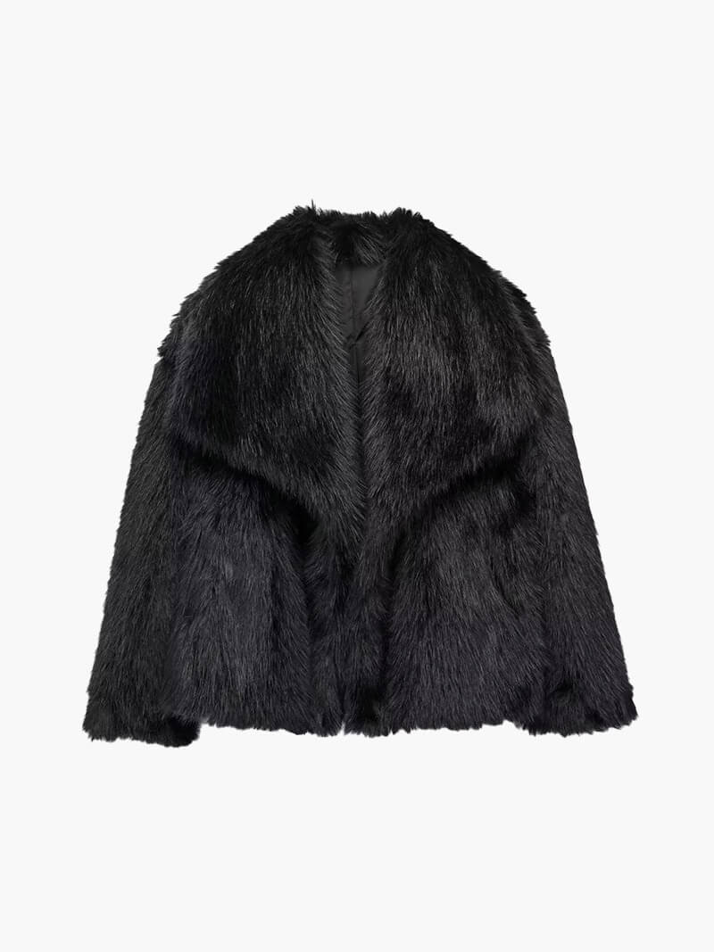 Cappotto in Pelliccia Sintetica Jenna