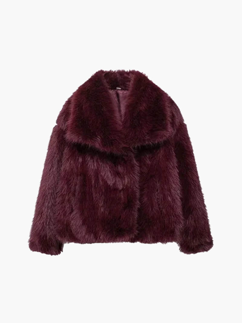 Cappotto in Pelliccia Sintetica Jenna