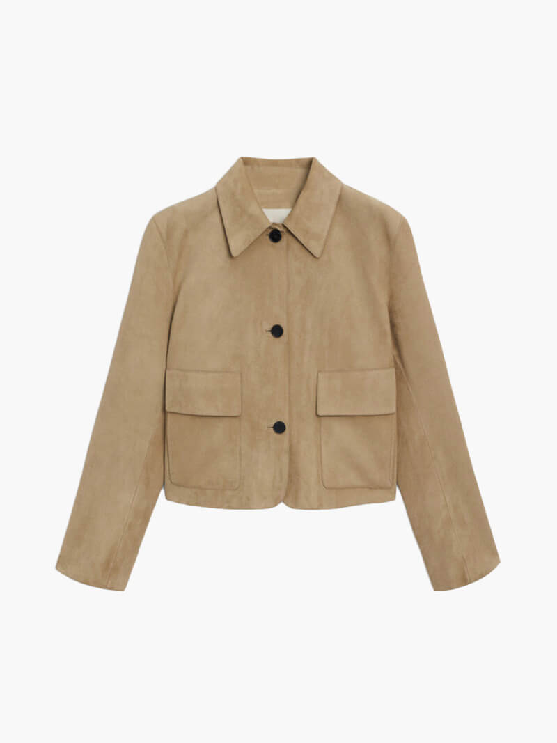Giacca in Faux Suede Marissa
