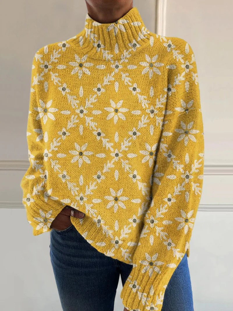Gioia™ | Maglione Floreale Invernale