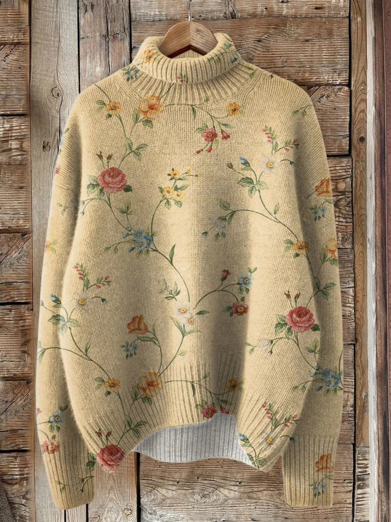 Rosa™ | Maglione Floreale Vintage
