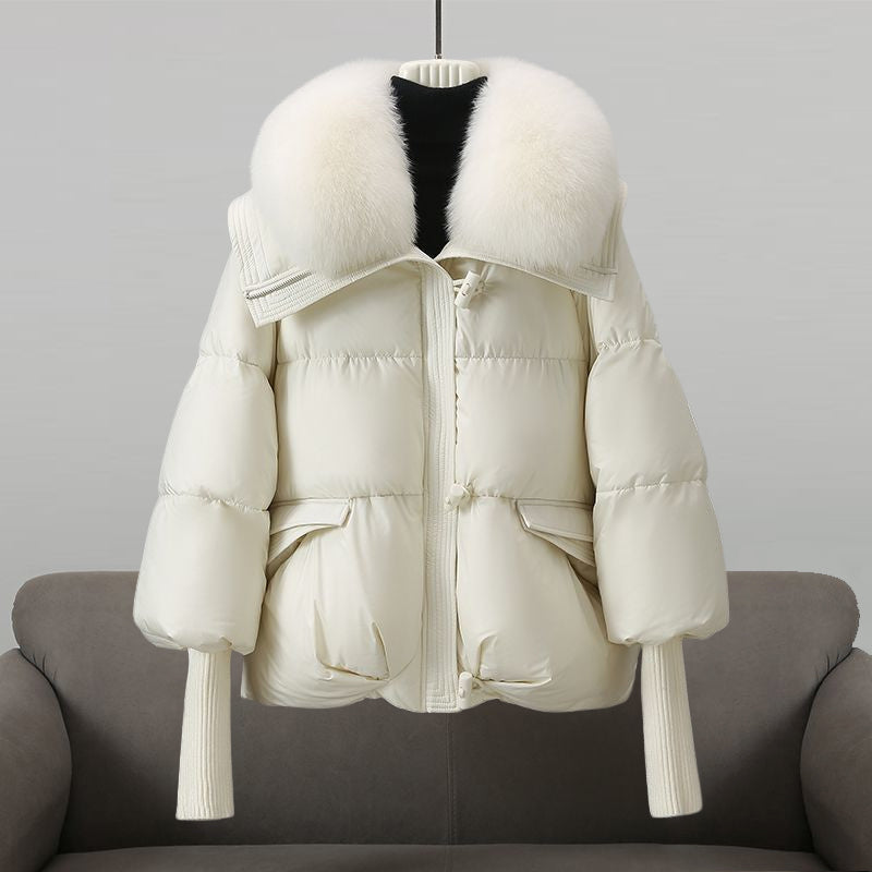 Nadia™ | Giacca Puffer Elegante con Collo in Eco-Pelliccia