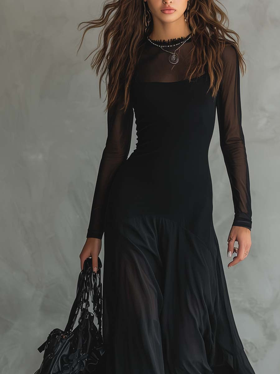 Lucinda | Elegant Draped Maxi Dress