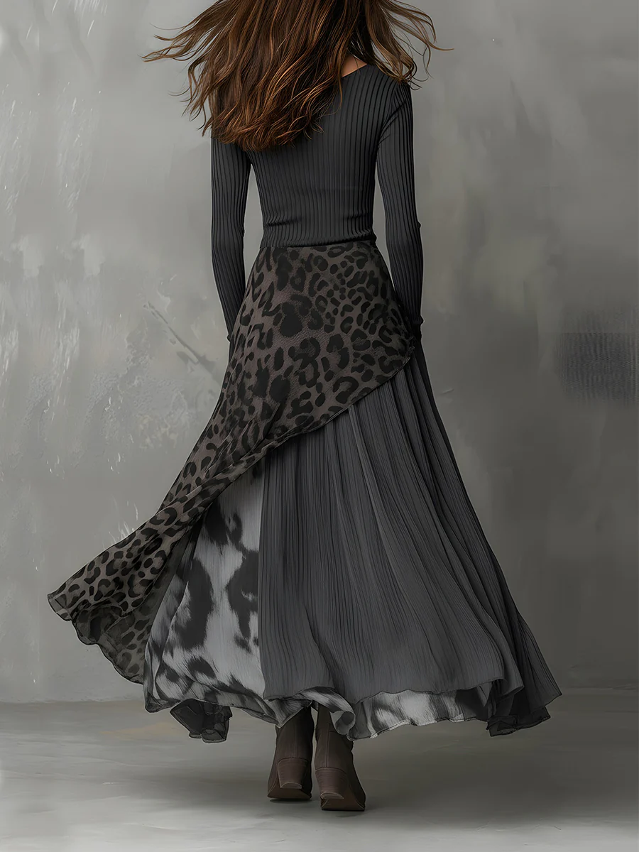 Marisella | Leopard Print Maxi Dress