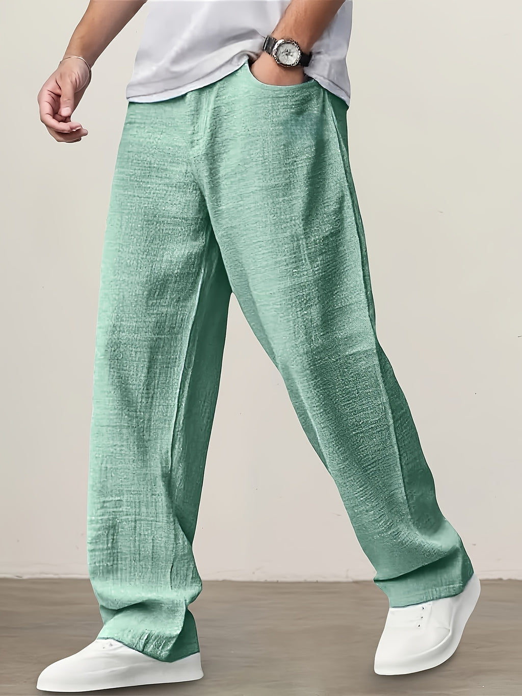 MATTEO™ | PANTALONI IN LINO CASUAL DI RAVELLI MILANO