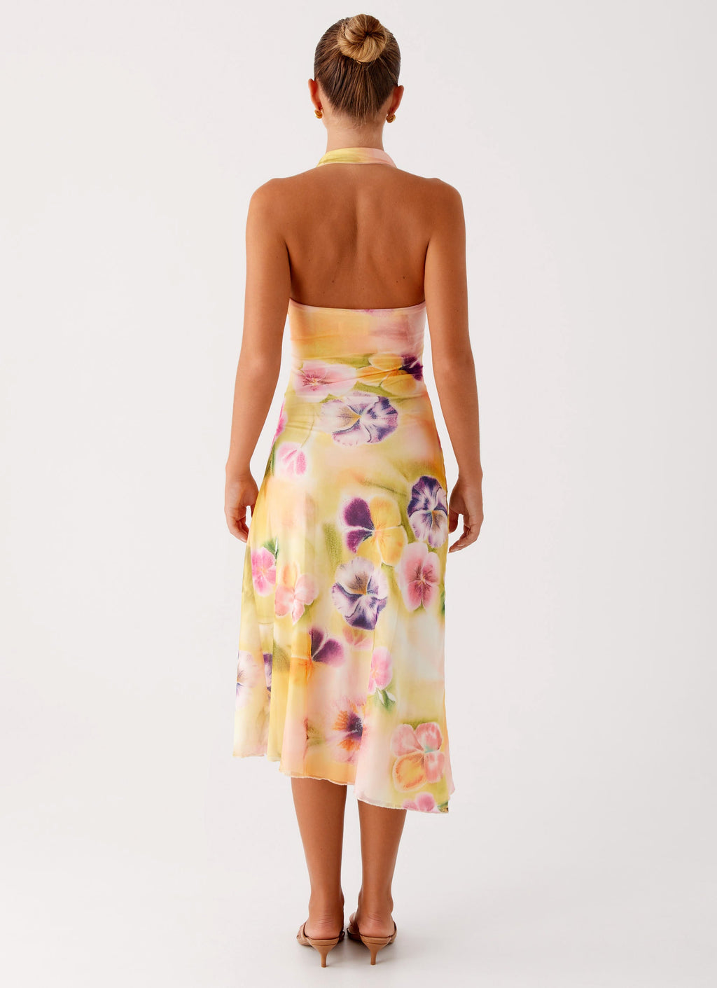 Floral Mirage Midi Dress