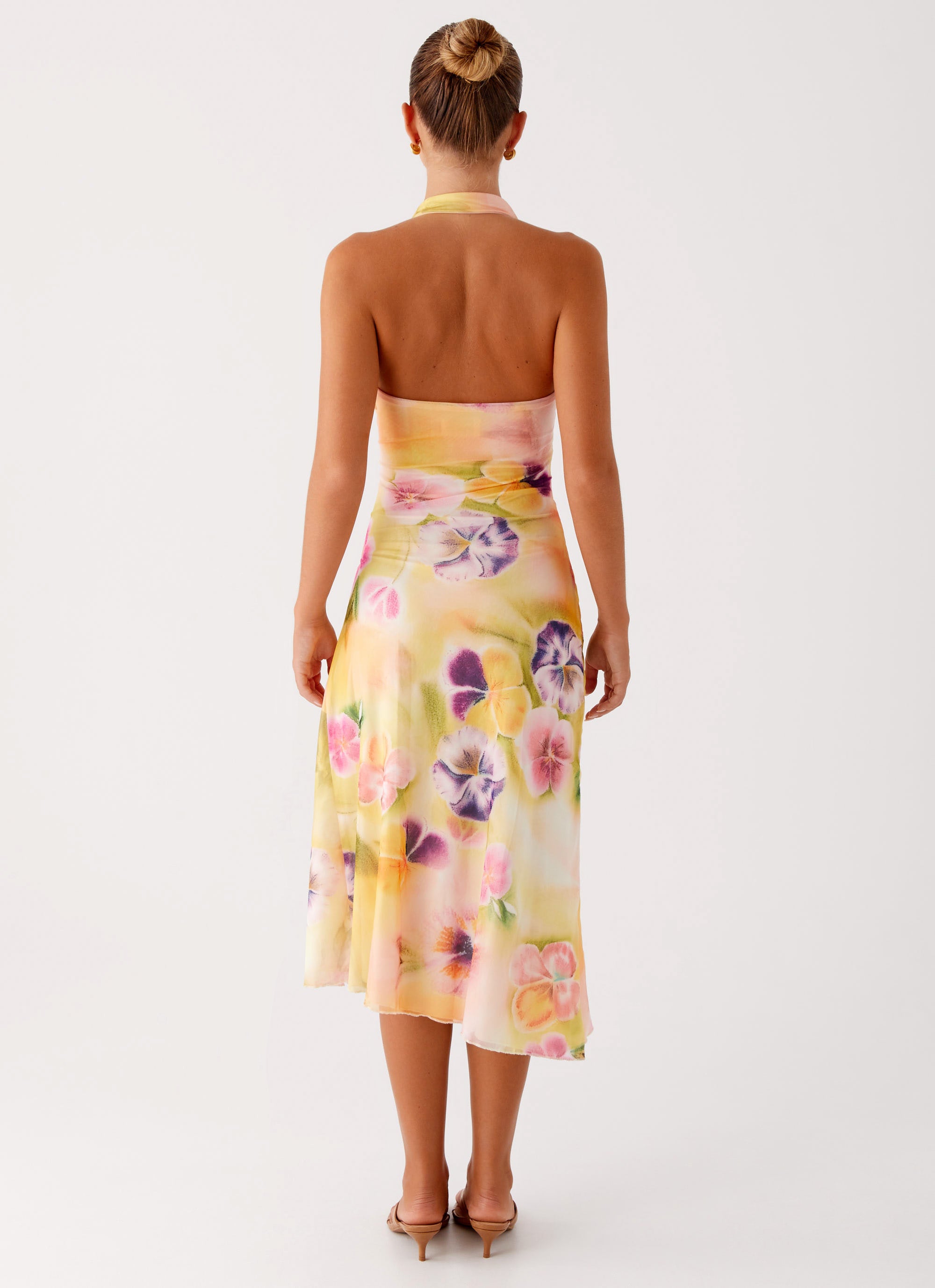 Floral Mirage Midi Dress