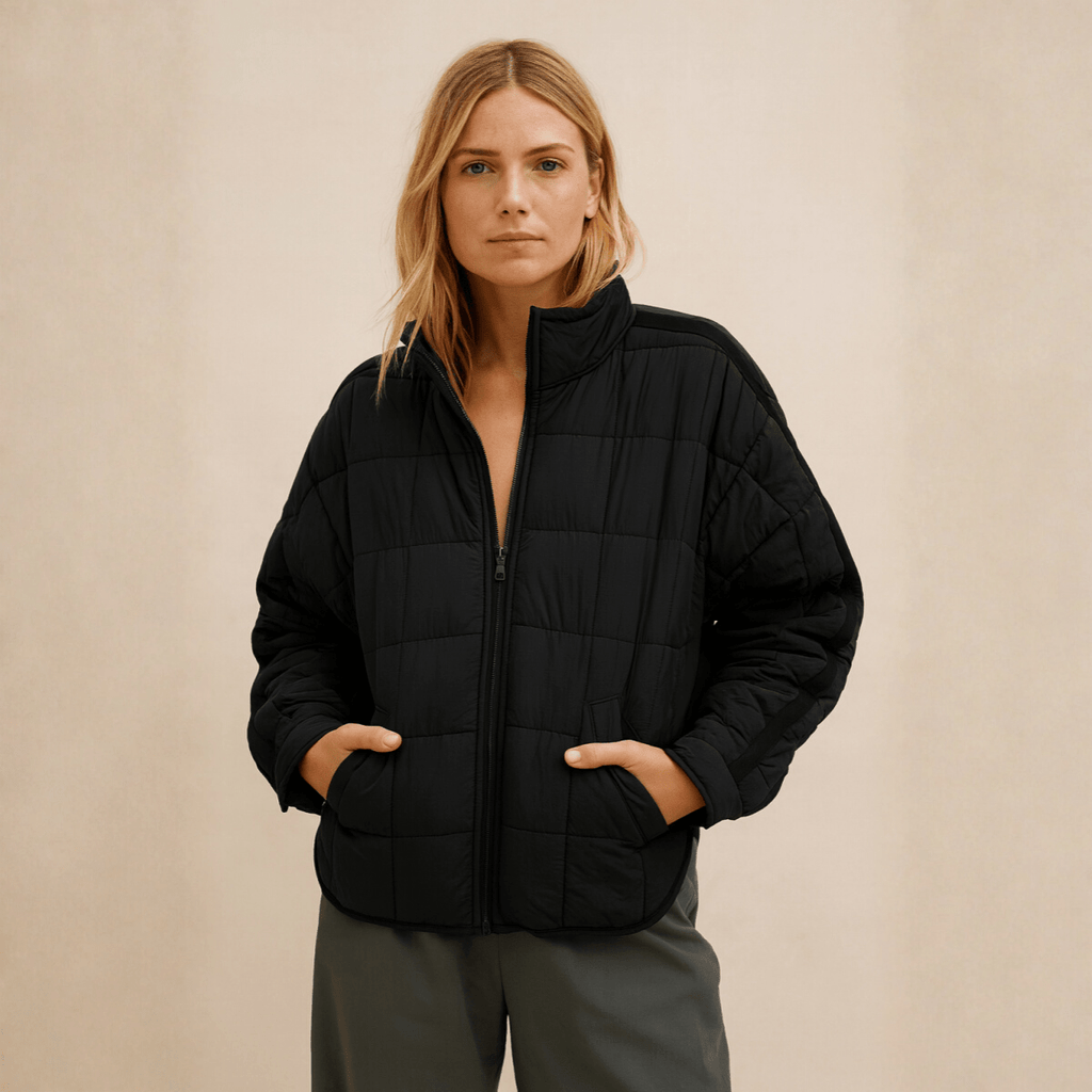 April – Giacca Piumino Compatta Leggera Con Zip