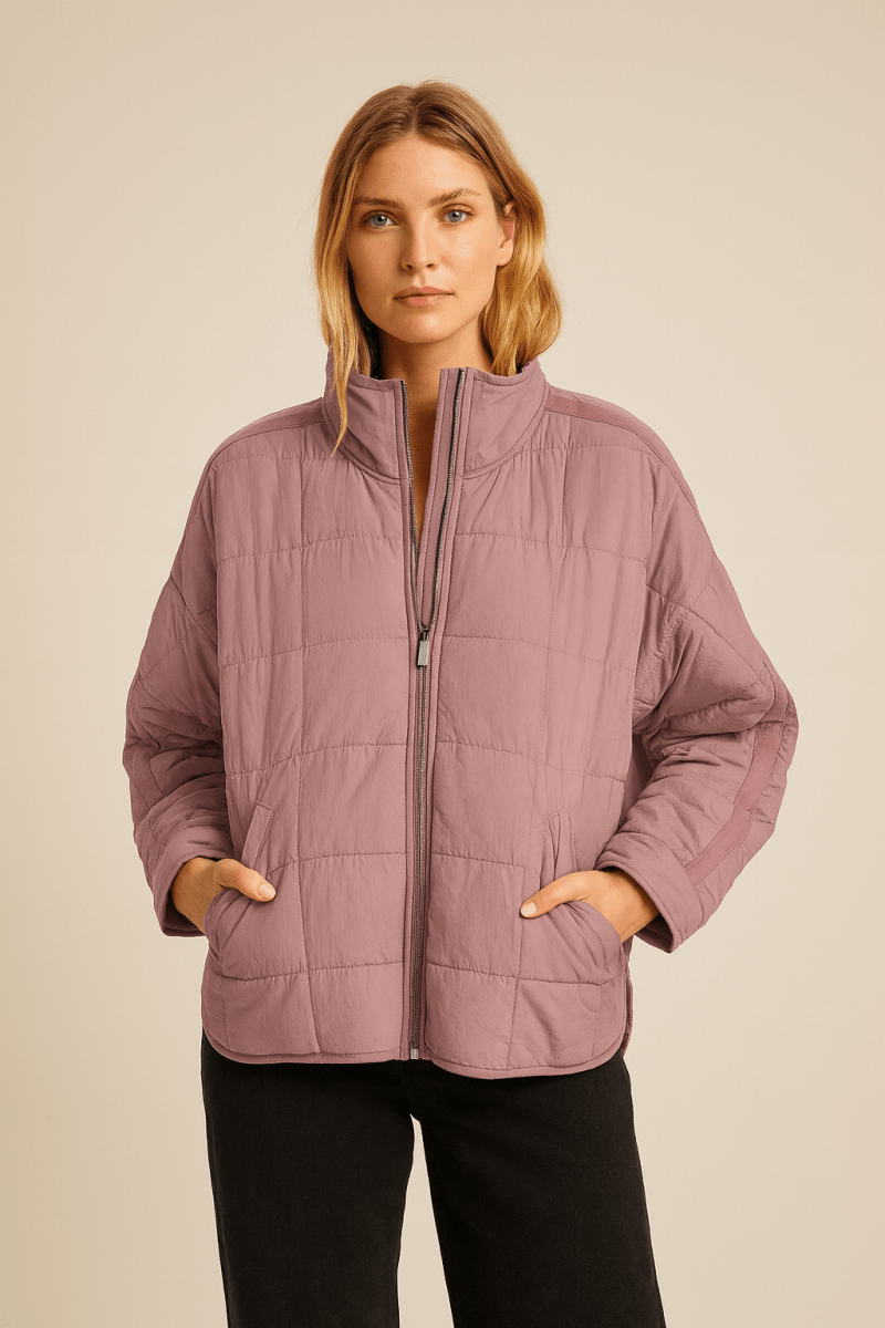 April – Giacca Piumino Compatta Leggera Con Zip