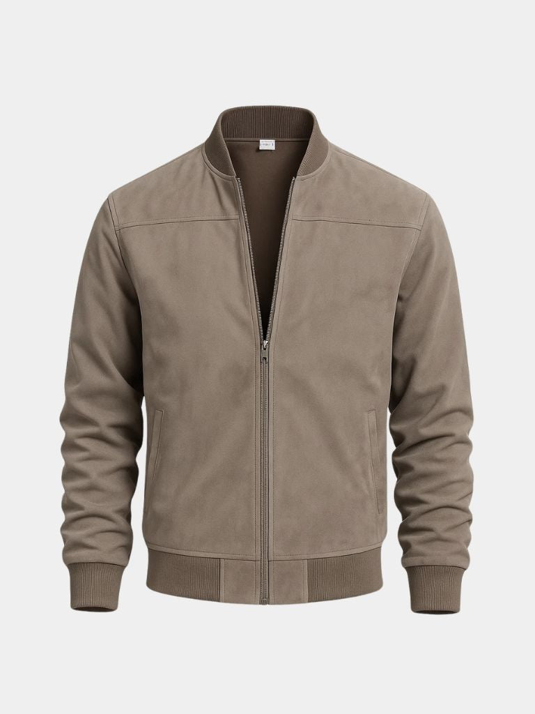 Giacca Elegante in Suede