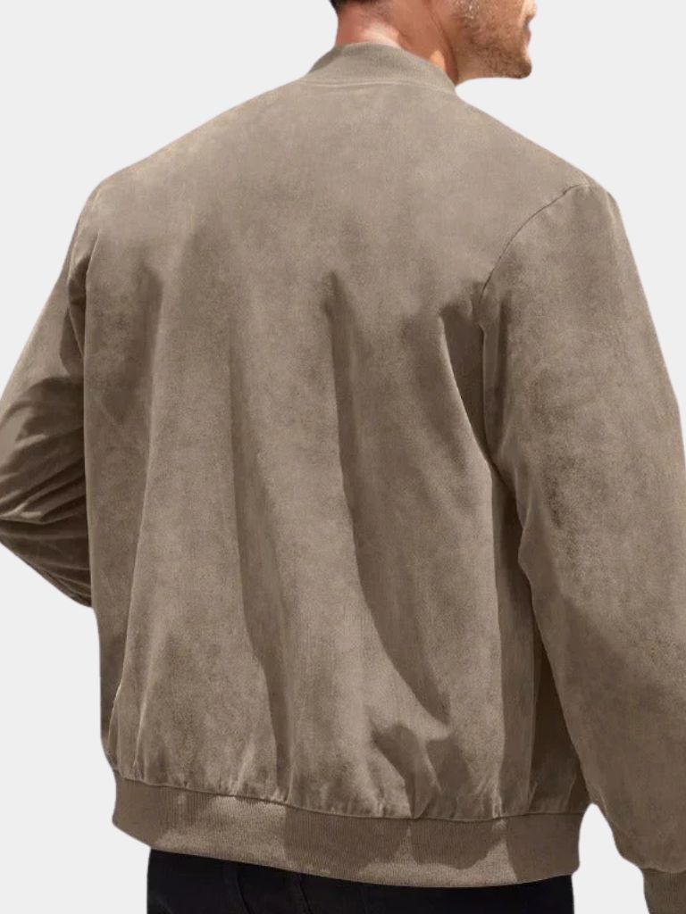 Giacca Elegante in Suede