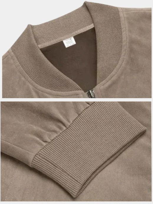 Giacca Elegante in Suede