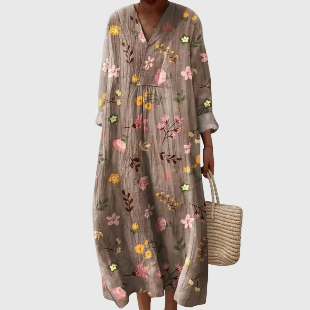 Stephanie | Vestito Midi Geometrico