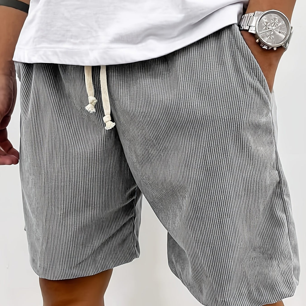 Pantaloncini sportivi casual da uomo, in velluto a coste di alta gamma, comodi e traspiranti, pantaloncini da spiaggia
