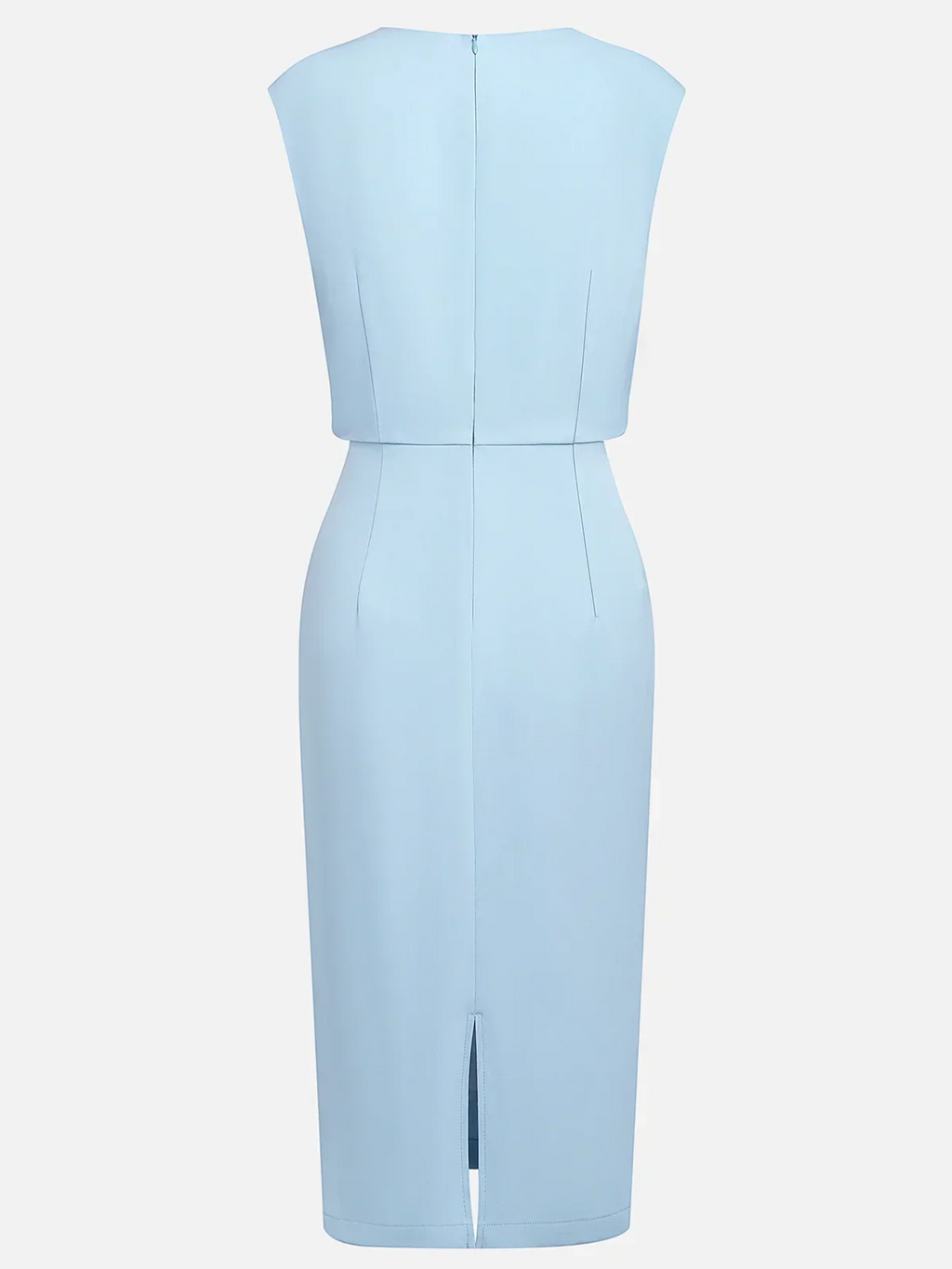 Valentina™ | Abito midi con drappeggio laterale dal fascino sofisticato