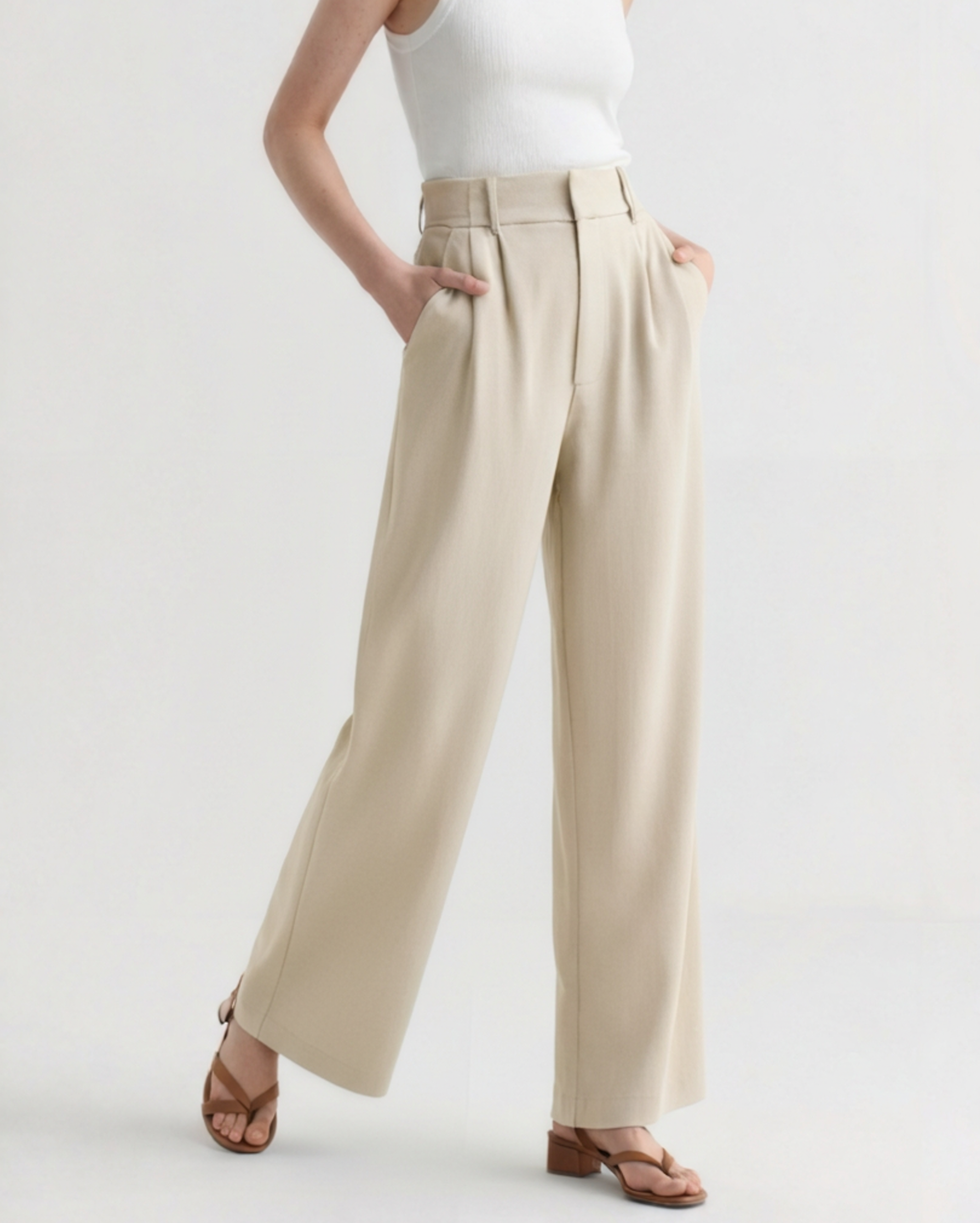 Pantaloni Serena a Gamba Larga