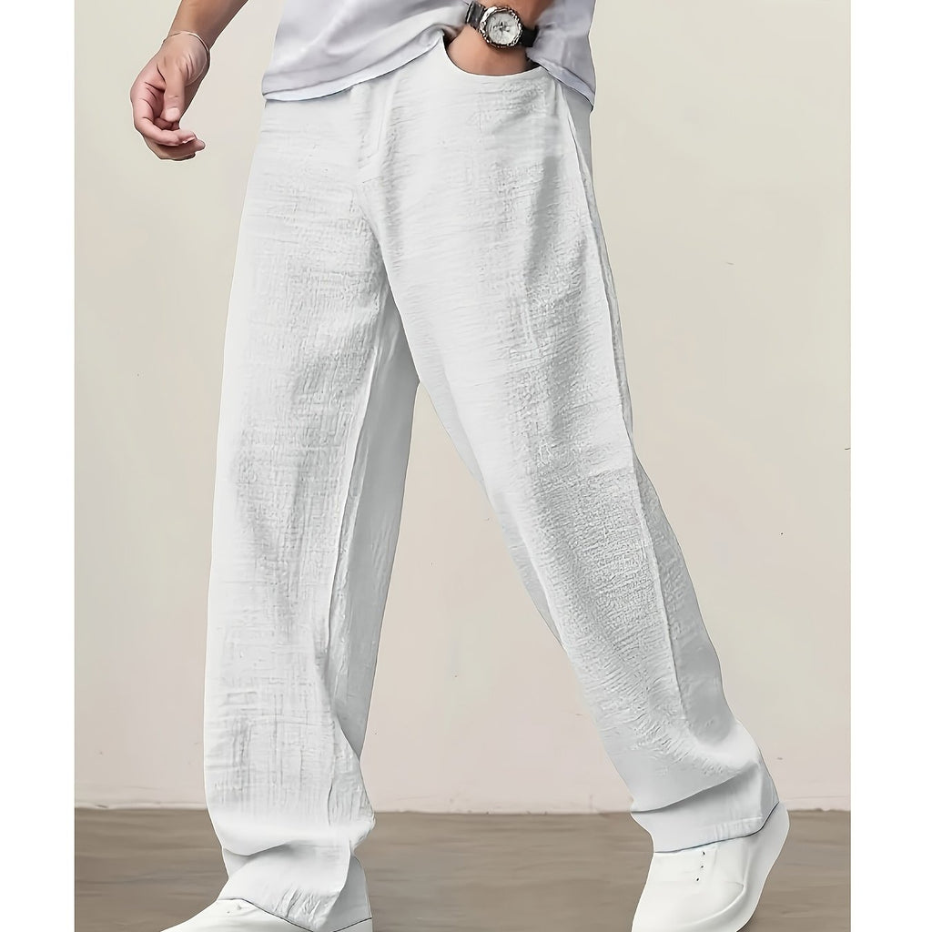 MATTEO™ | PANTALONI IN LINO CASUAL DI RAVELLI MILANO