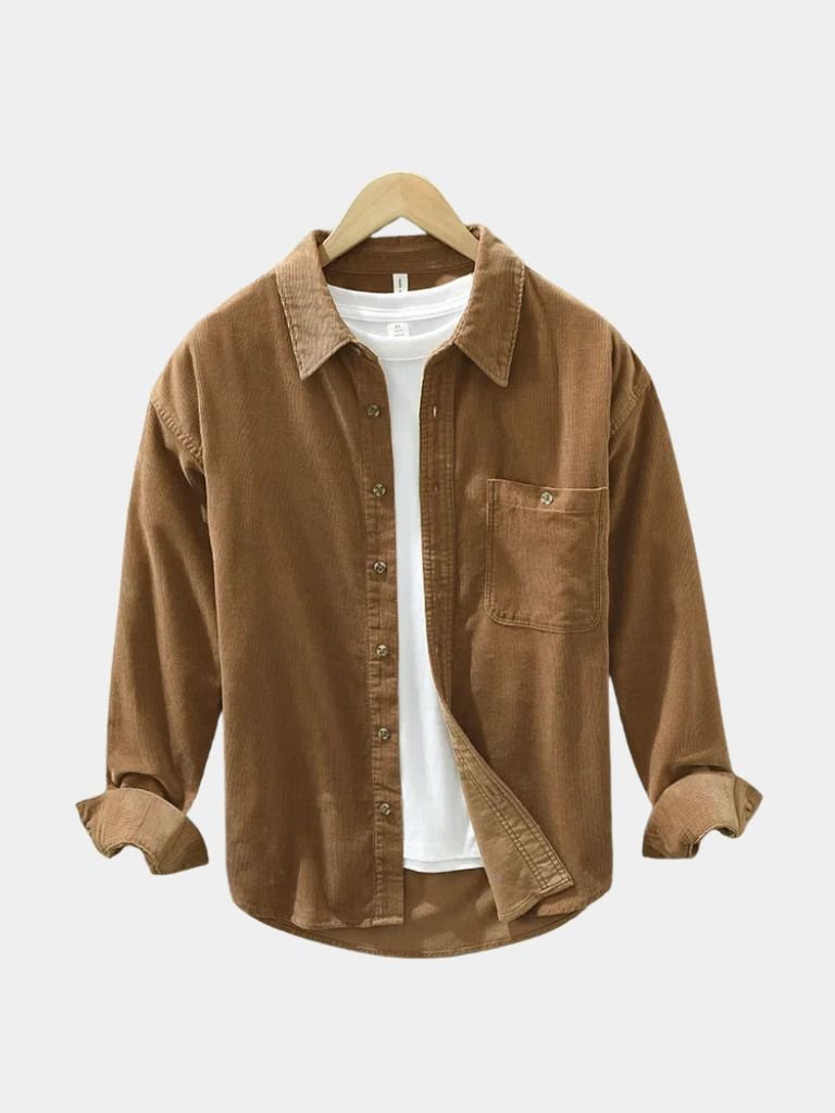 Camicia Casual in Velluto