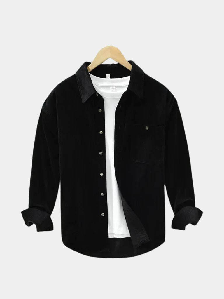 Camicia Casual in Velluto