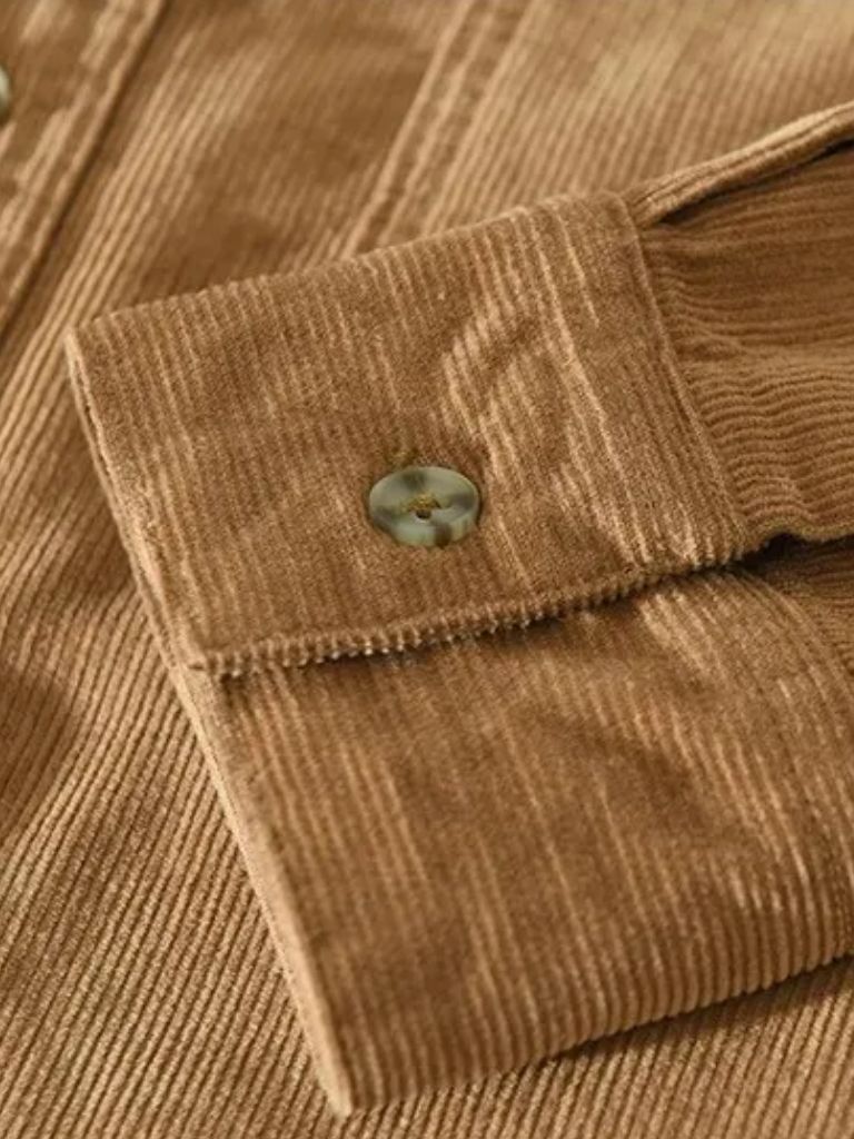 Camicia Casual in Velluto